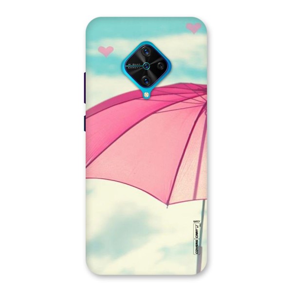 Cute Pink Umbrella Back Case for Vivo S1 Pro