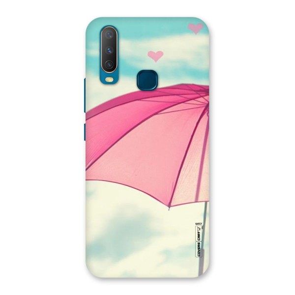 Cute Pink Umbrella Back Case for Vivo U10