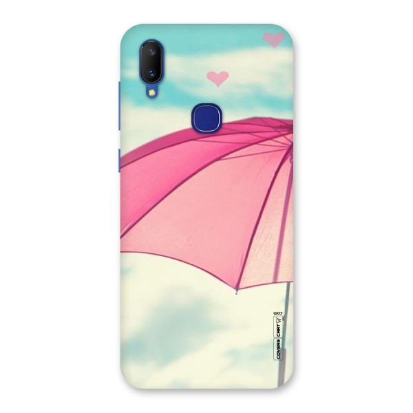 Cute Pink Umbrella Back Case for Vivo V11