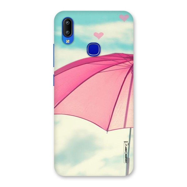 Cute Pink Umbrella Back Case for Vivo Y91