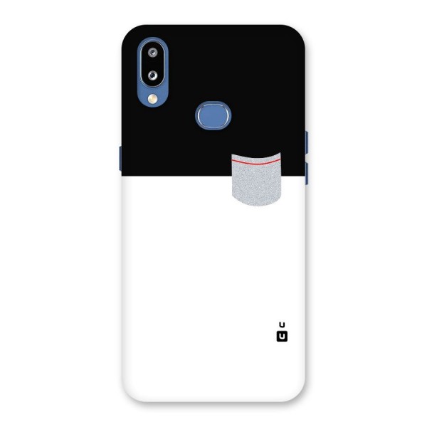 Cute Pocket Simple Back Case for Galaxy M01s