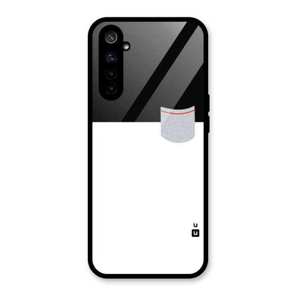 Cute Pocket Simple Glass Back Case for Realme 6