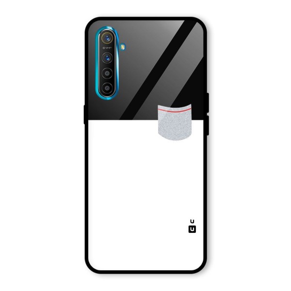 Cute Pocket Simple Glass Back Case for Realme XT