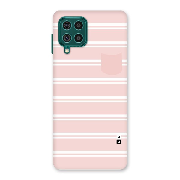 Cute Pocket Striped Back Case for Galaxy F62