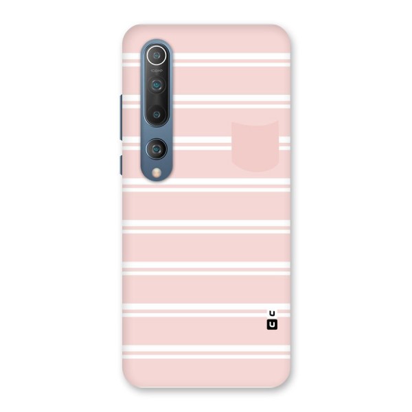 Cute Pocket Striped Back Case for Mi 10