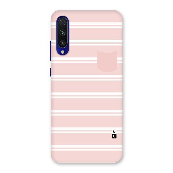 Cute Pocket Striped Back Case for Mi A3