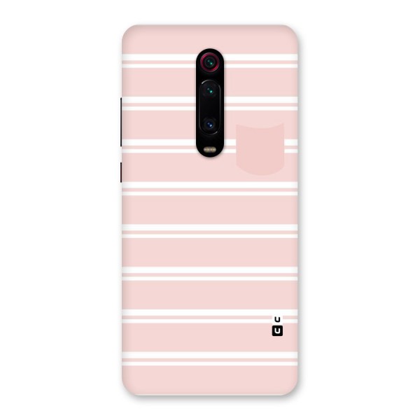 Cute Pocket Striped Back Case for Redmi K20 Pro