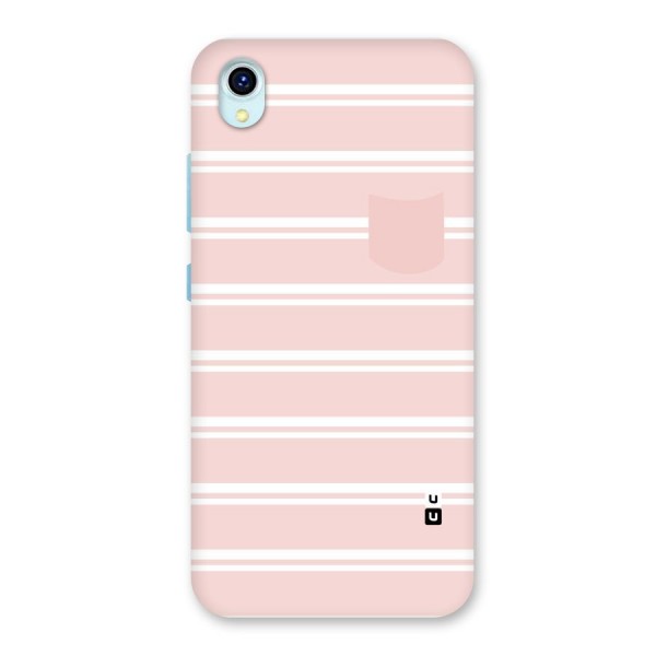 Cute Pocket Striped Back Case for Vivo Y1s