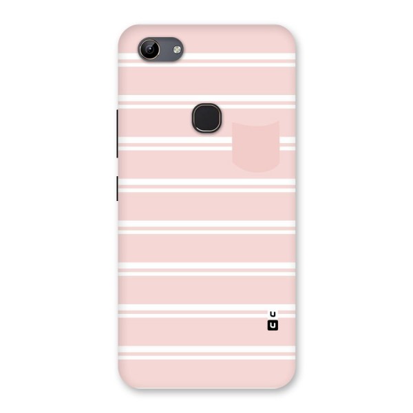 Cute Pocket Striped Back Case for Vivo Y81