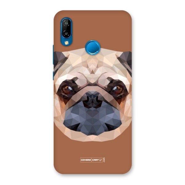 Cute Pug Back Case for Huawei P20 Lite