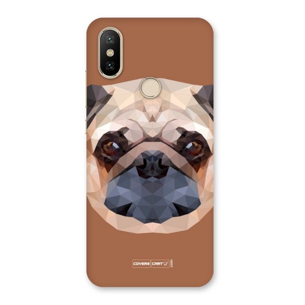 Cute Pug Back Case for Mi A2