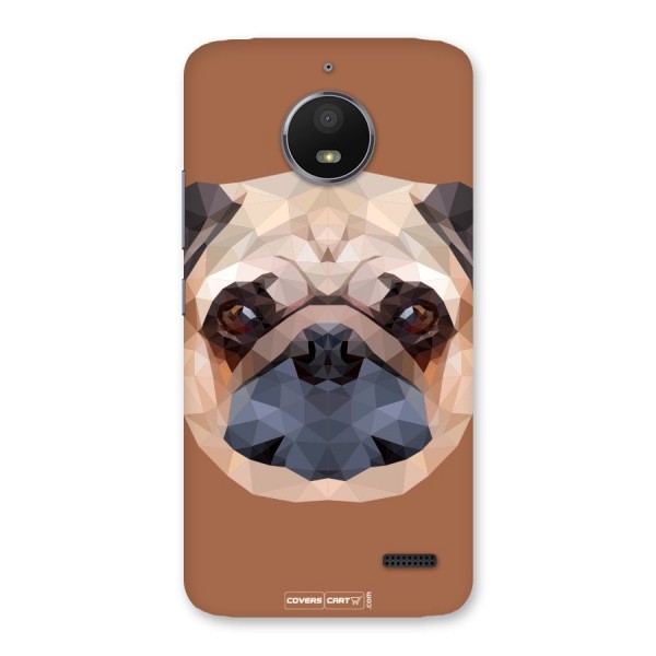 Cute Pug Back Case for Moto E4