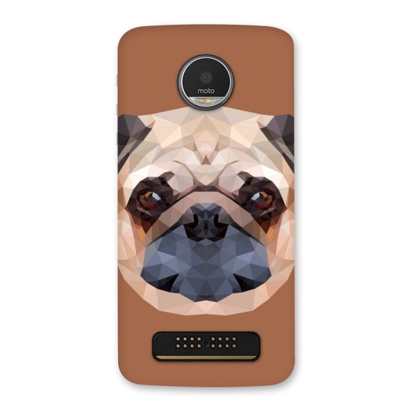 Cute Pug Back Case for Moto Z Play