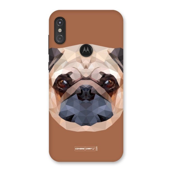 Cute Pug Back Case for Motorola One Power