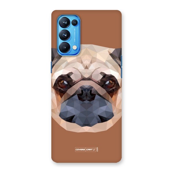 Cute Pug Back Case for Oppo Reno5 Pro 5G