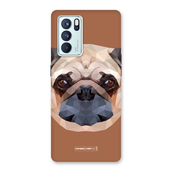 Cute Pug Back Case for Oppo Reno6 Pro 5G