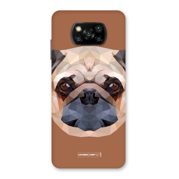 Cute Pug Back Case for Poco X3