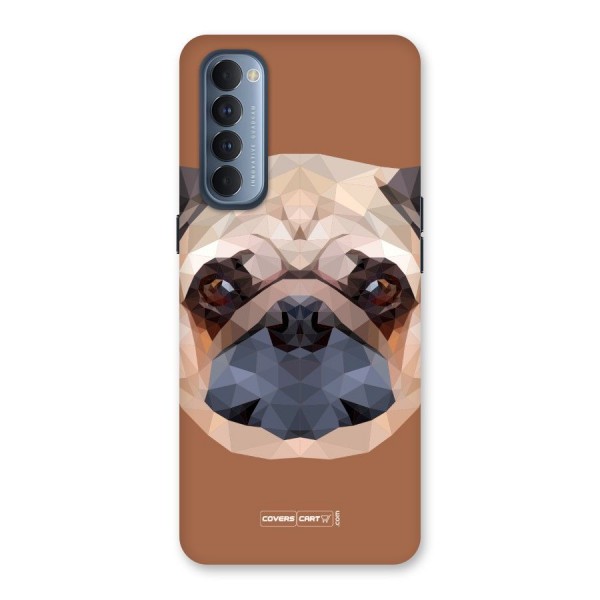 Cute Pug Back Case for Reno4 Pro