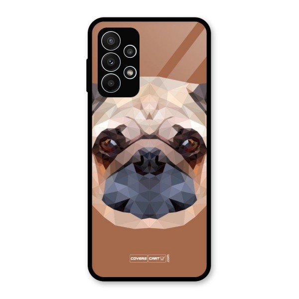 Cute Pug Glass Back Case for Galaxy A23