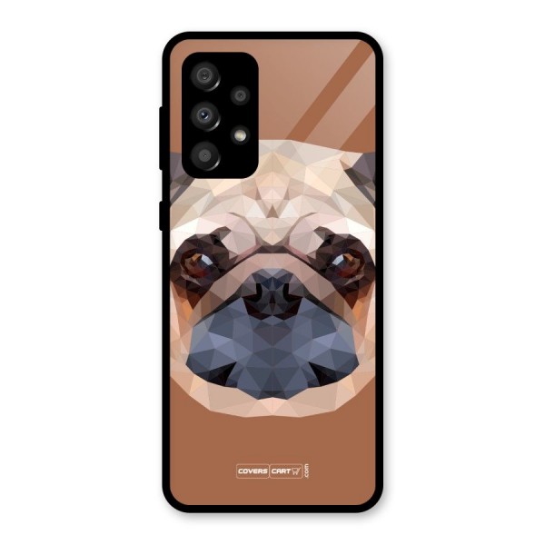 Cute Pug Glass Back Case for Galaxy A32