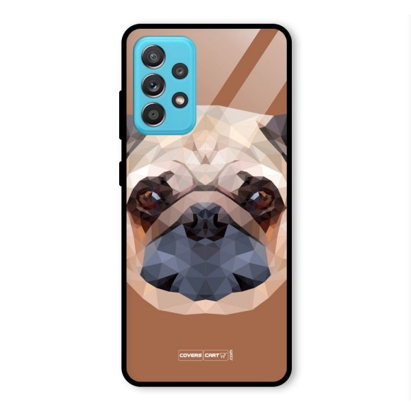 Cute Pug Glass Back Case for Galaxy A52s 5G