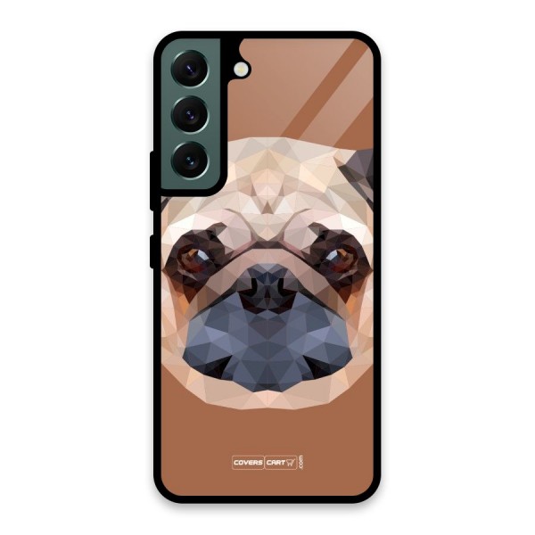 Cute Pug Glass Back Case for Galaxy S22 5G