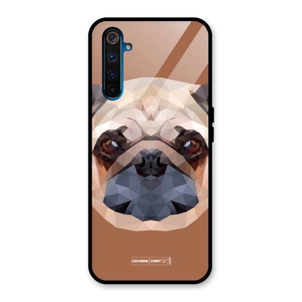 Cute Pug Glass Back Case for Realme 6 Pro