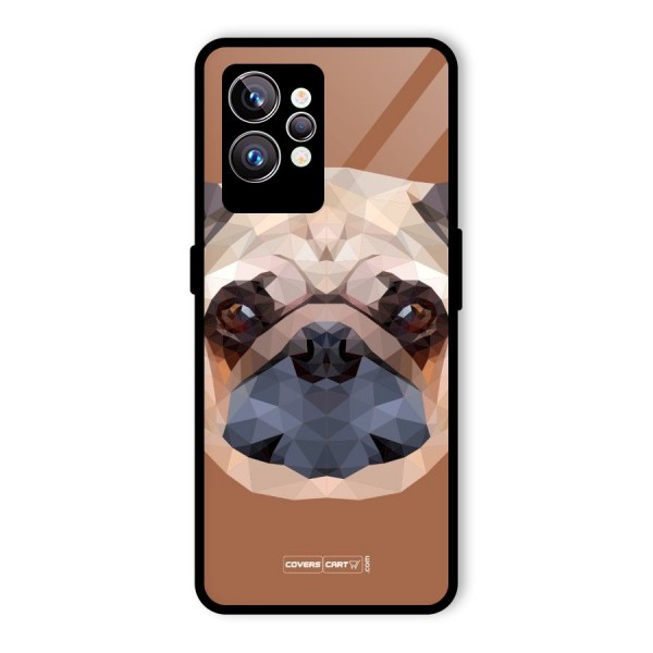 Cute Pug Glass Back Case for Realme GT2 Pro