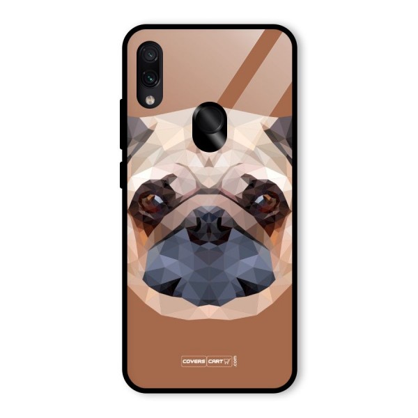 Cute Pug Glass Back Case for Redmi Note 7