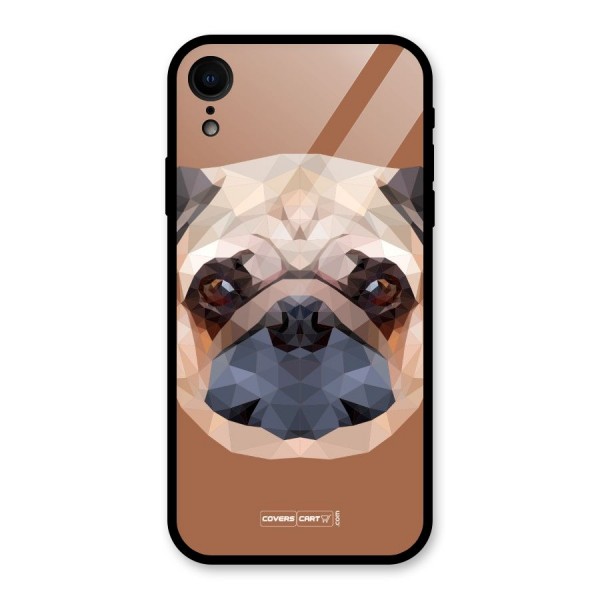 Cute Pug Glass Back Case for XR