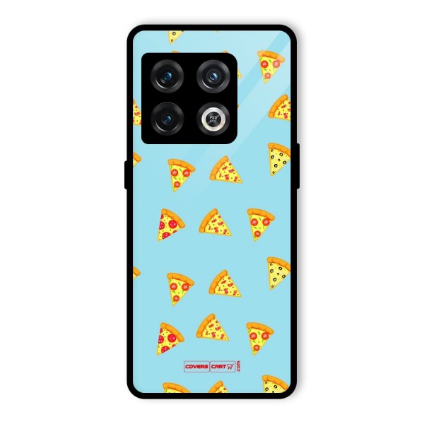 Cute Slices of Pizza Glass Back Case for OnePlus 10 Pro 5G