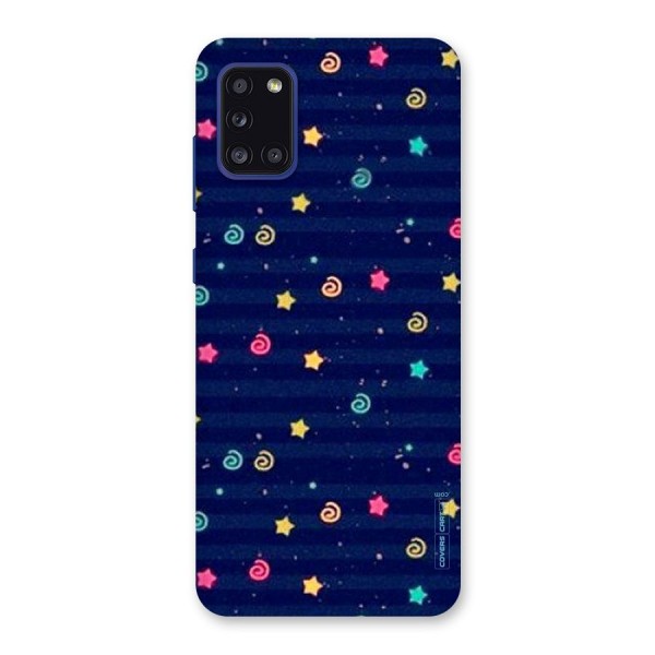 Cute Stars Design Back Case for Galaxy A31