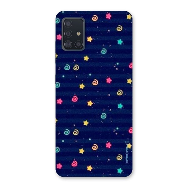 Cute Stars Design Back Case for Galaxy A51