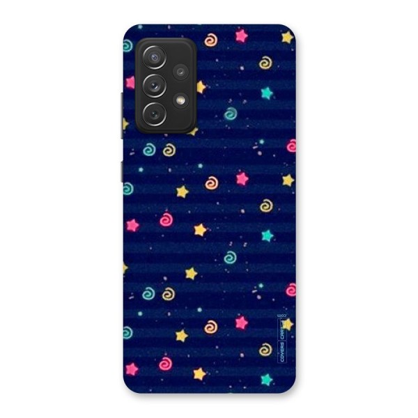 Cute Stars Design Back Case for Galaxy A72