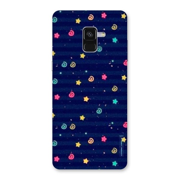 Cute Stars Design Back Case for Galaxy A8 Plus