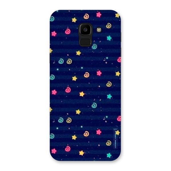 Cute Stars Design Back Case for Galaxy J6