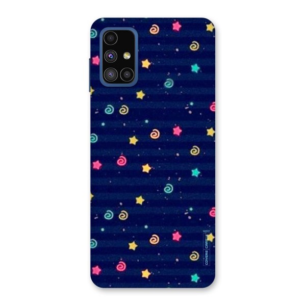 Cute Stars Design Back Case for Galaxy M51