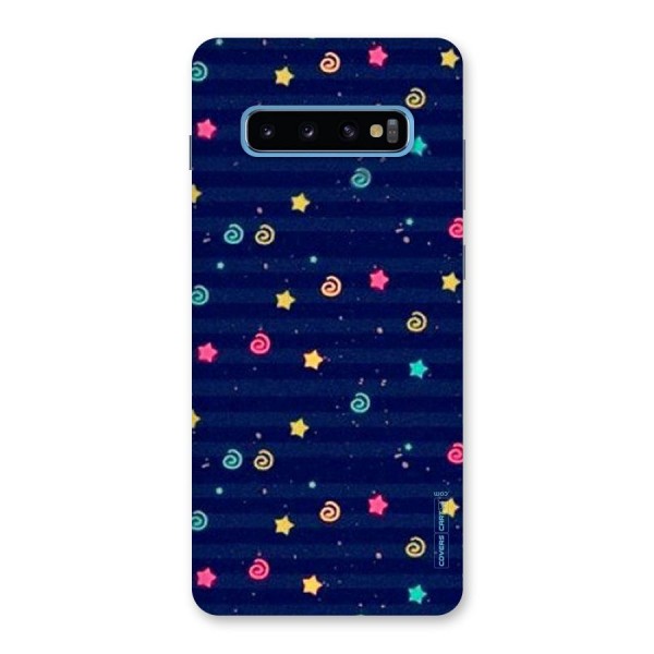 Cute Stars Design Back Case for Galaxy S10 Plus