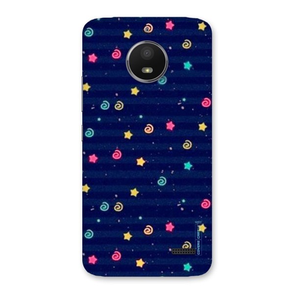 Cute Stars Design Back Case for Moto E4