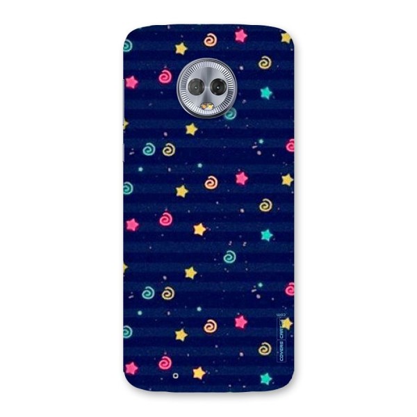 Cute Stars Design Back Case for Moto G6