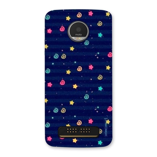 Cute Stars Design Back Case for Moto Z Play