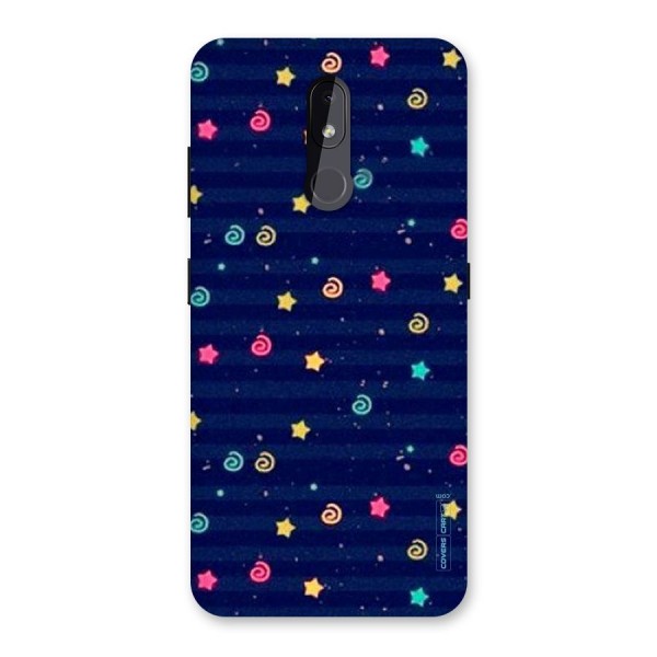 Cute Stars Design Back Case for Nokia 3.2