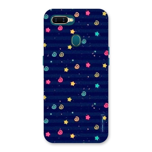 Cute Stars Design Back Case for Oppo A12