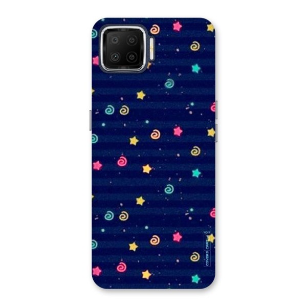 Cute Stars Design Back Case for Oppo F17