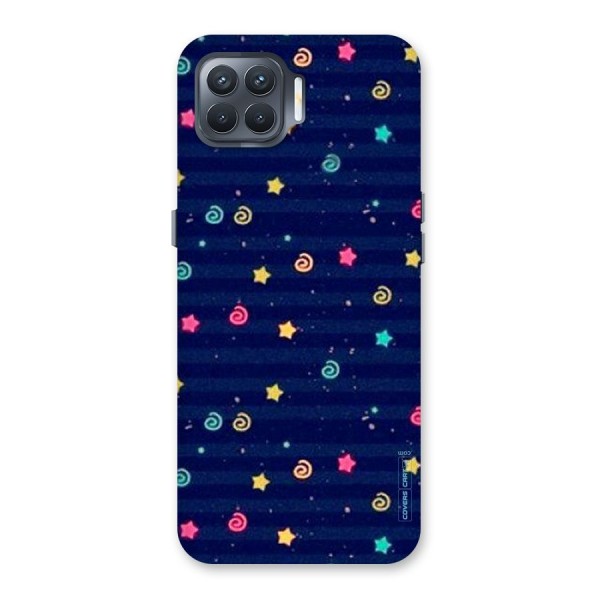 Cute Stars Design Back Case for Oppo F17 Pro