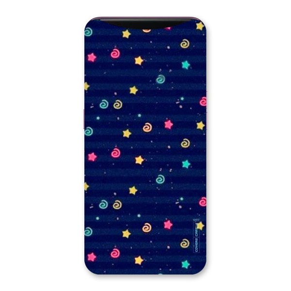 Cute Stars Design Back Case for Oppo Find X