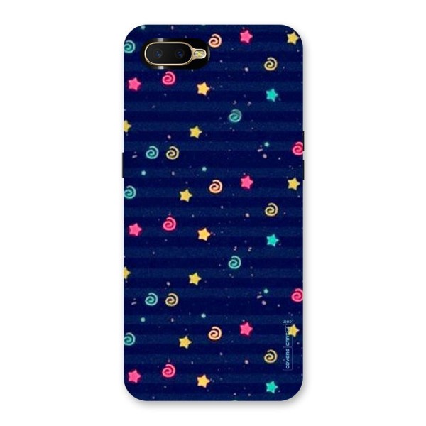 Cute Stars Design Back Case for Oppo K1