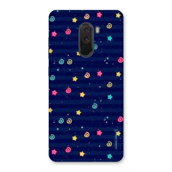 Cute Stars Design Back Case for Poco F1