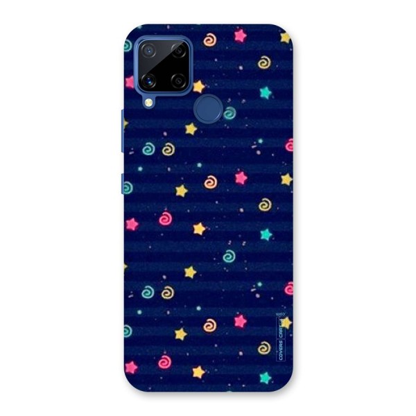 Cute Stars Design Back Case for Realme C12