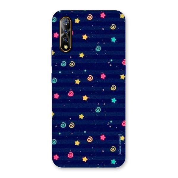 Cute Stars Design Back Case for Vivo S1